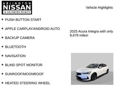 2025 Acura Integra A-Spec Tech Package