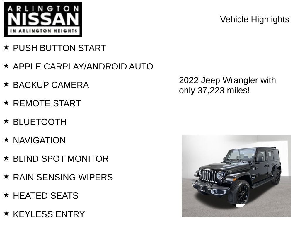 2022 Jeep Wrangler Unlimited Sahara 4xe