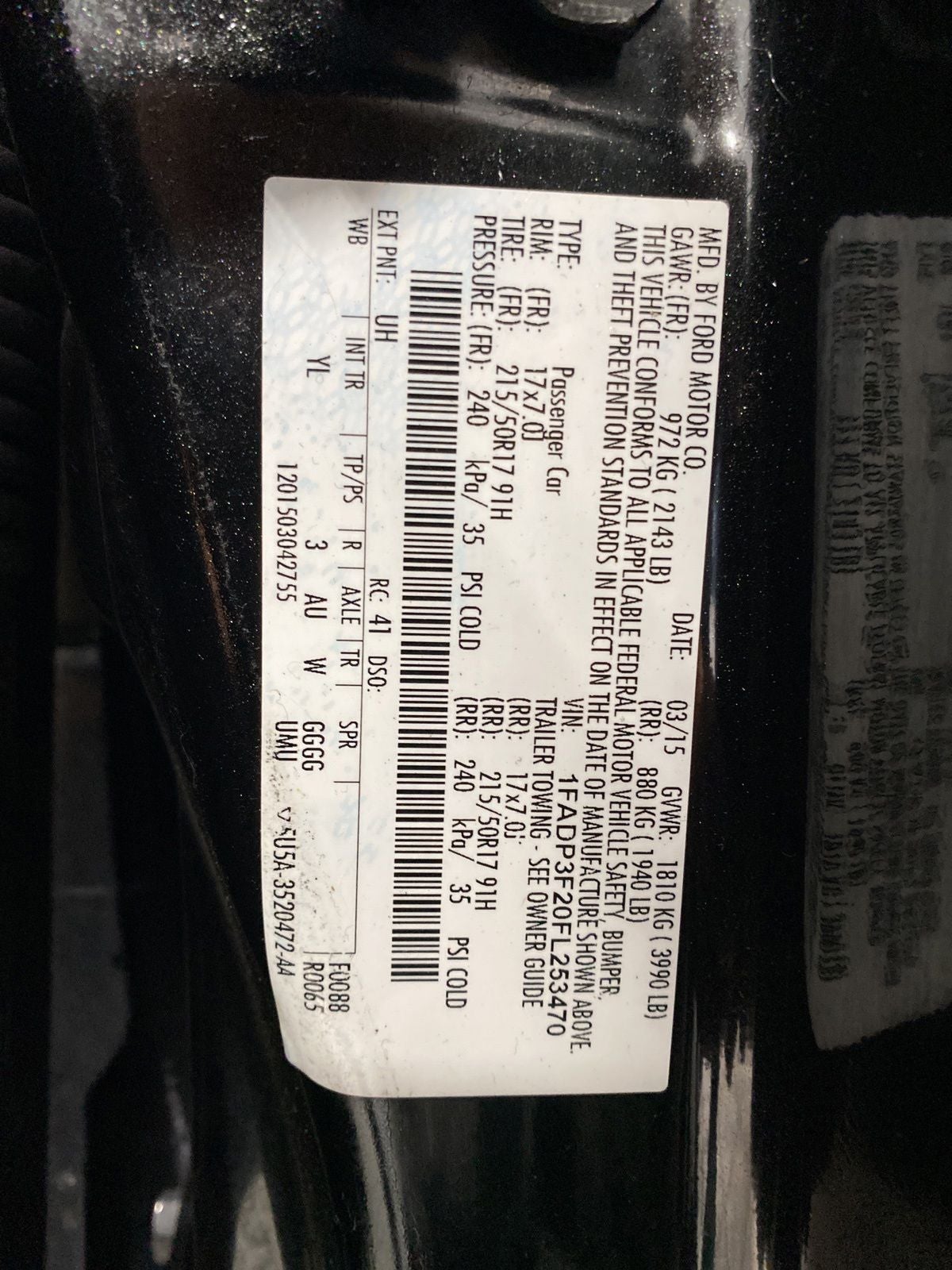 2015 Ford Focus SE