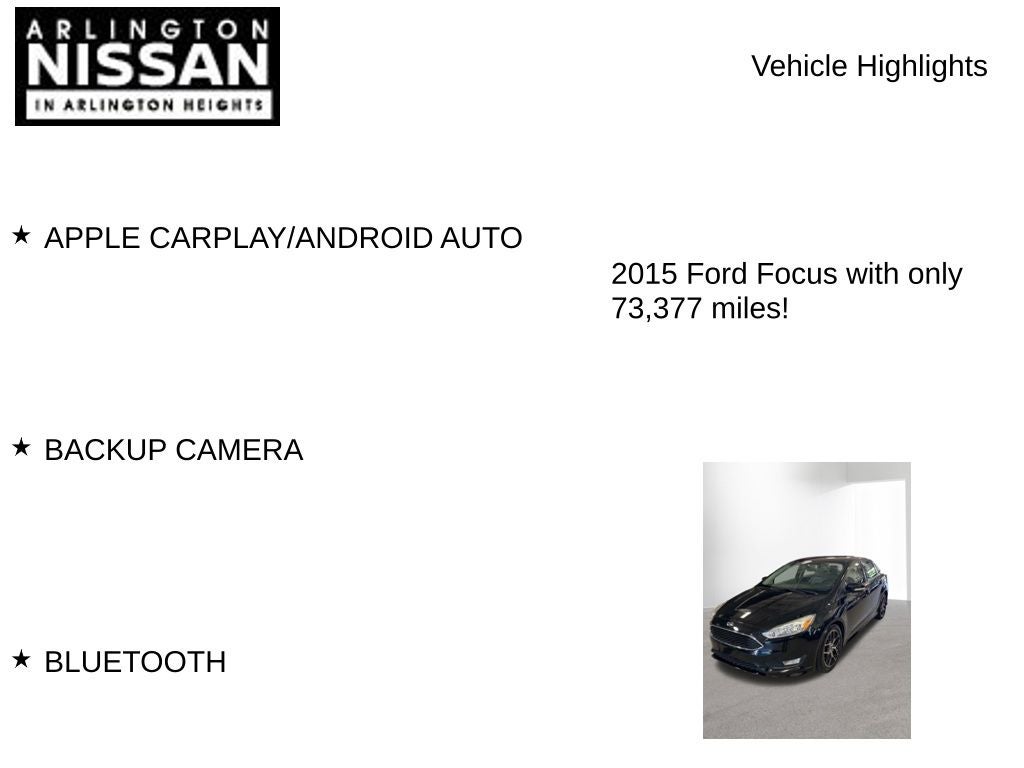 2015 Ford Focus SE