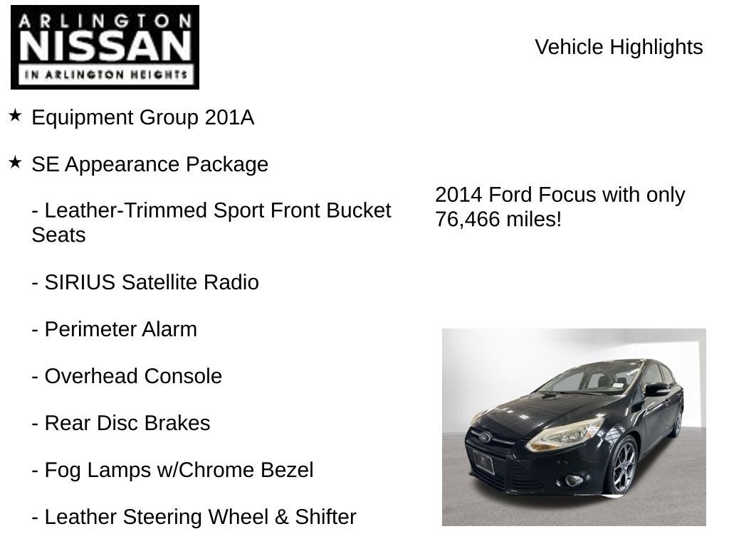 2014 Ford Focus SE