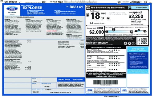 2018 Ford Explorer Sport