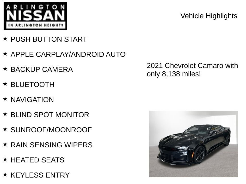 2021 Chevrolet Camaro SS 2SS