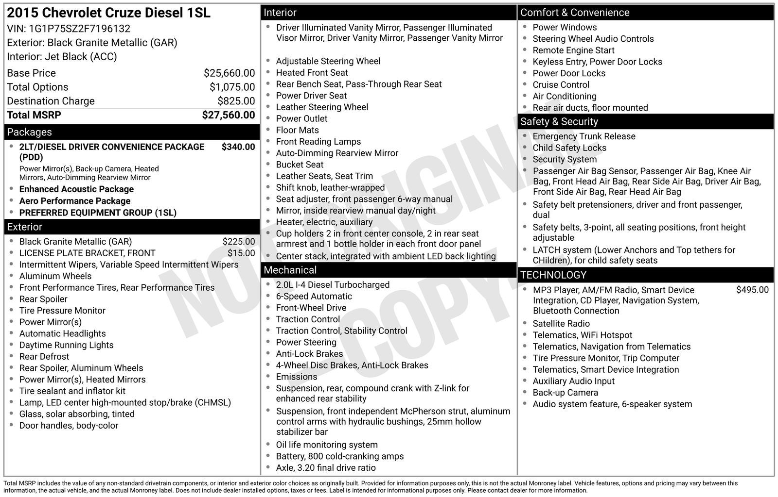 2015 Chevrolet Cruze Diesel