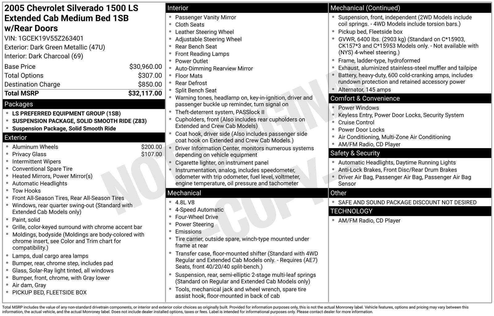 2005 Chevrolet Silverado 1500 LS