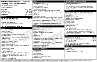 2021 Chevrolet Colorado LT