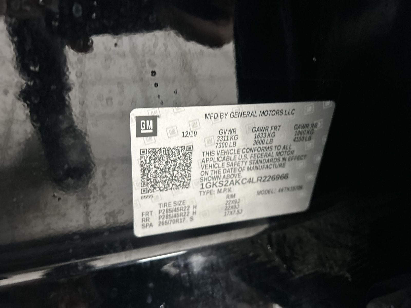 2020 GMC Yukon SLE