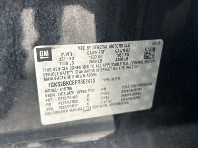 2015 GMC Yukon SLT