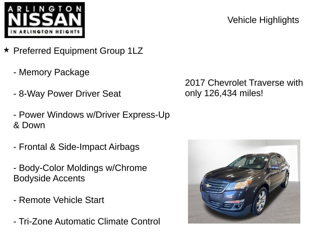 2017 Chevrolet Traverse Premier