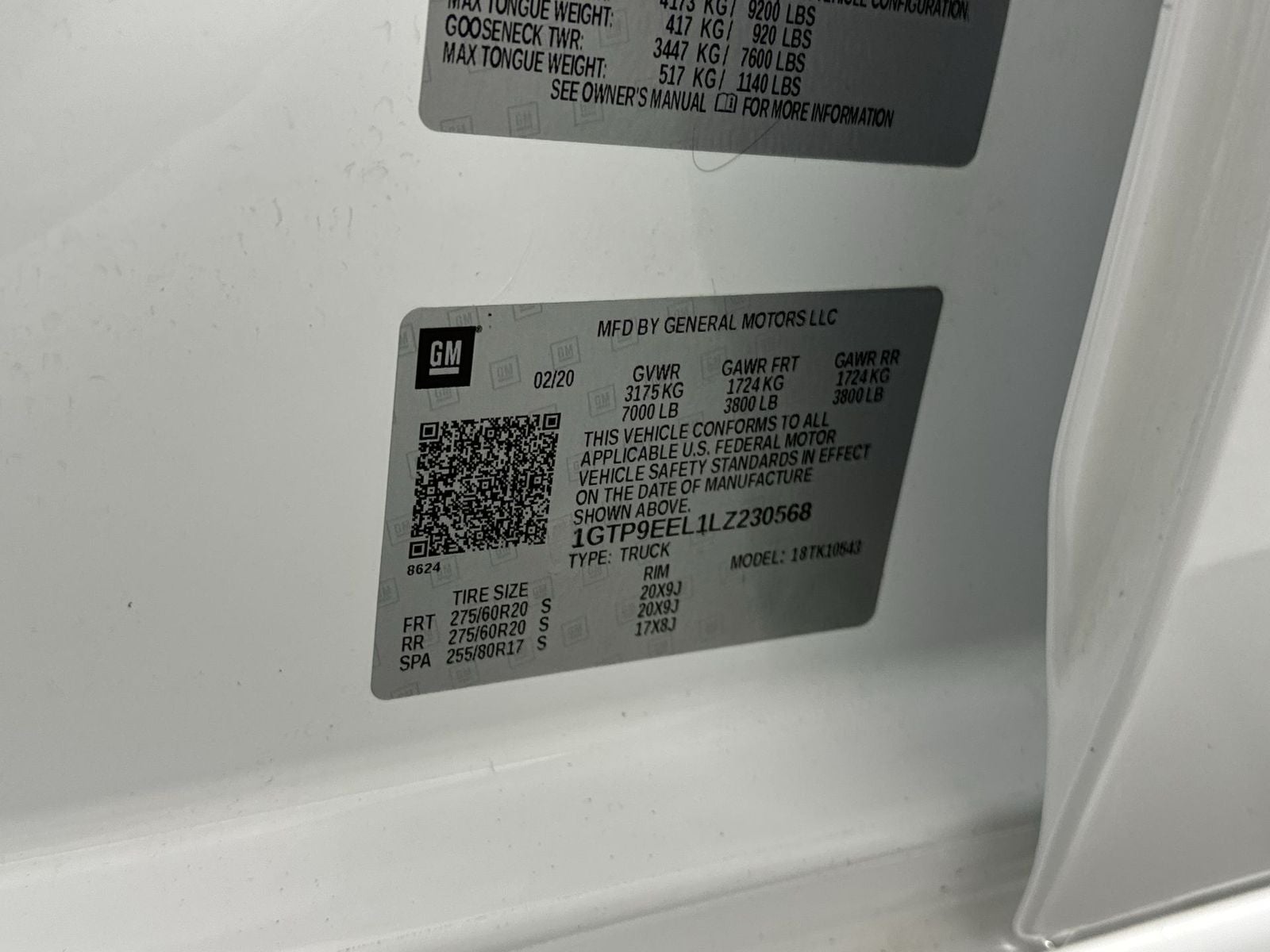 2020 GMC Sierra 1500 AT4 6.2L V8