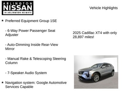 2025 Cadillac XT4 Premium Luxury