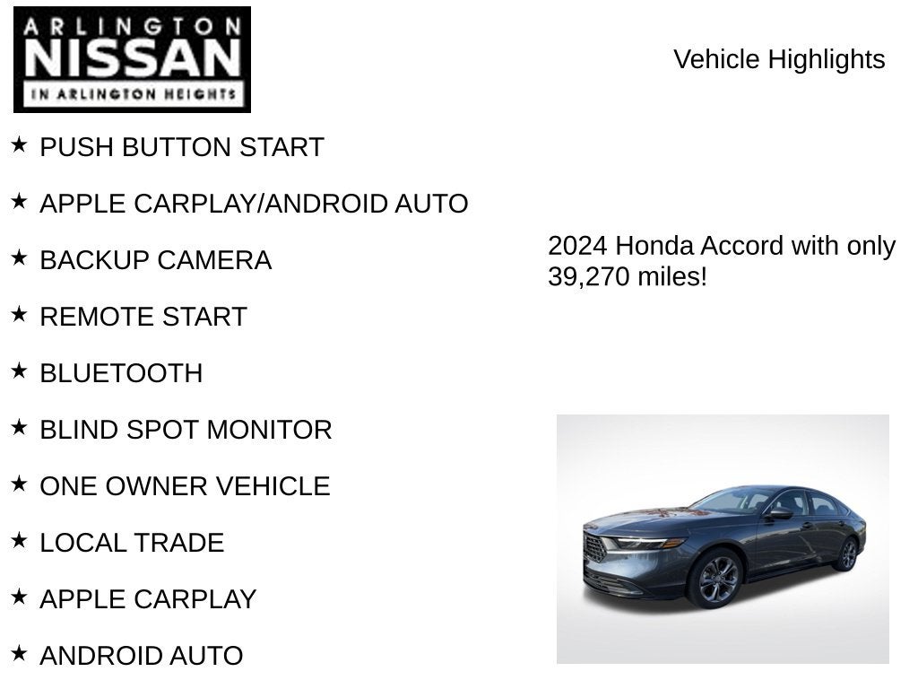 2024 Honda Accord Hybrid EX-L