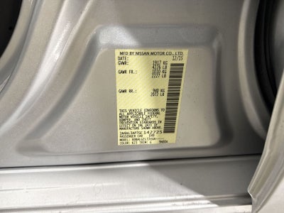 2016 Nissan Altima 2.5 S