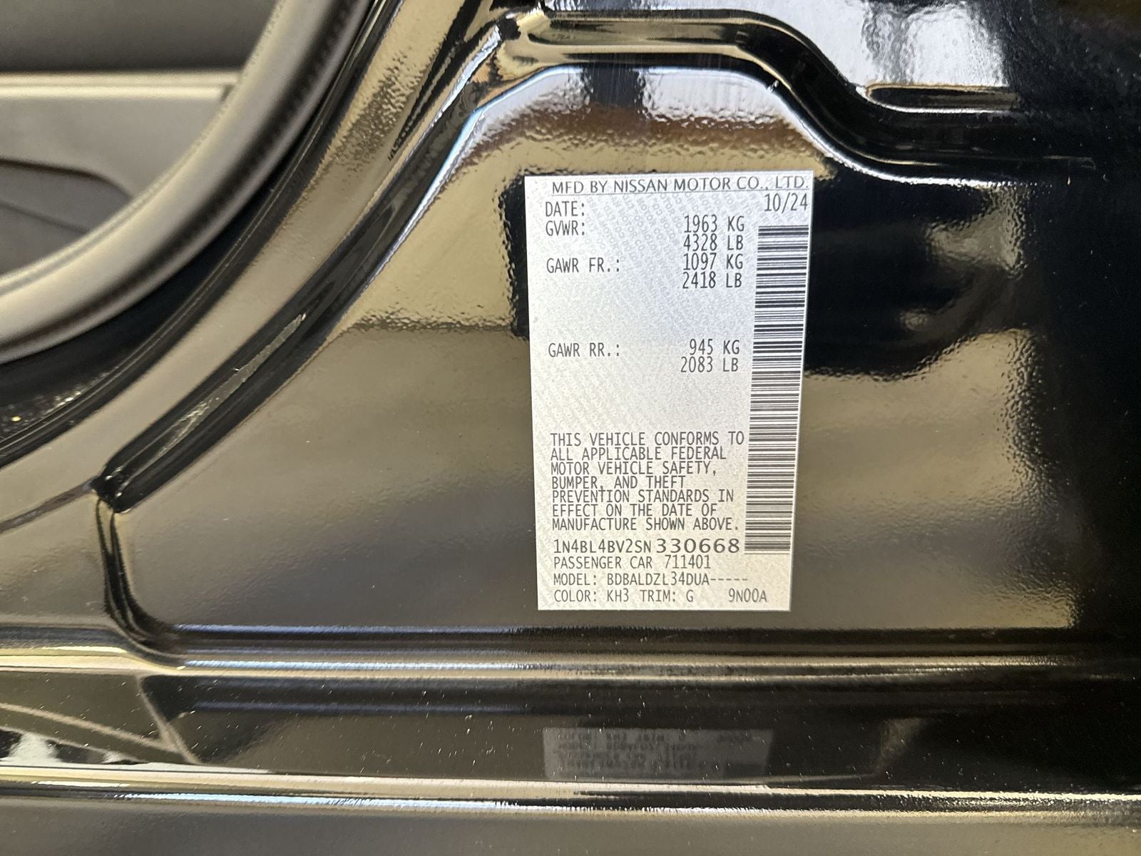 2025 Nissan Altima 2.5 S