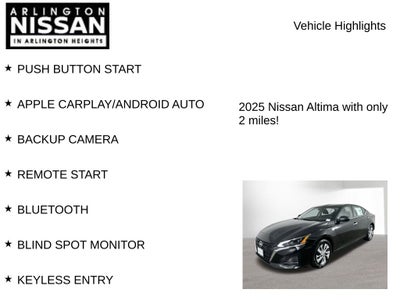 2025 Nissan Altima 2.5 S