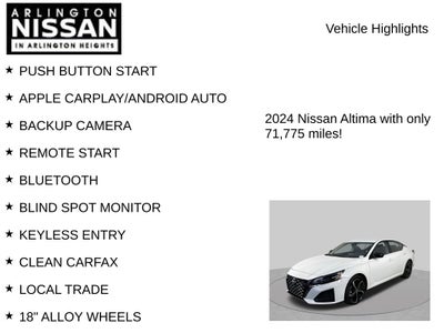 2024 Nissan Altima 2.5 SR