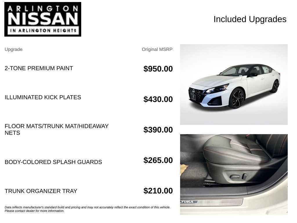 2026 Nissan Altima 2.5 SR