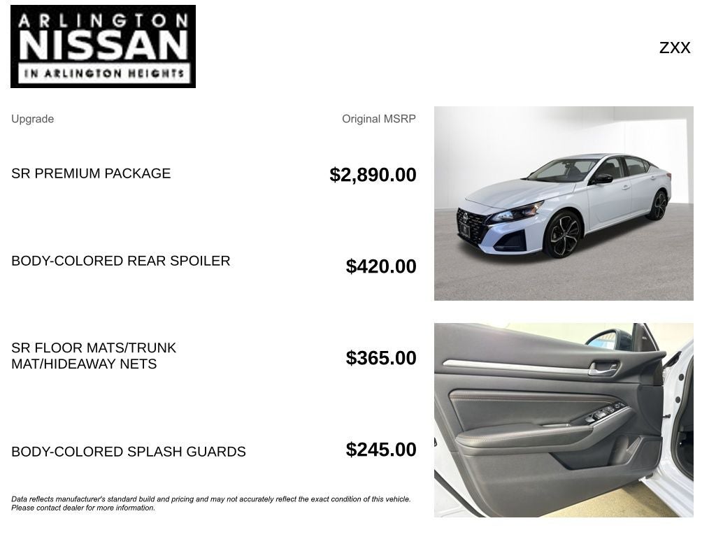 2023 Nissan Altima 2.5 SR