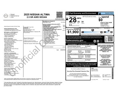 2025 Nissan Altima 2.5 SR