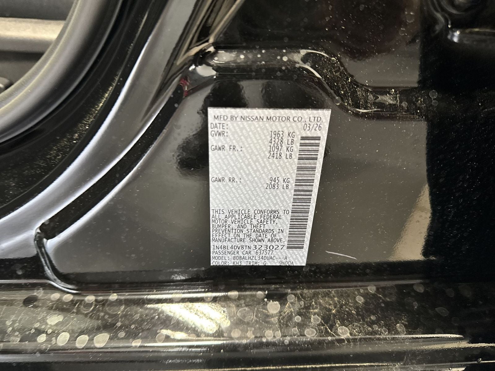 2026 Nissan Altima 2.5 SV