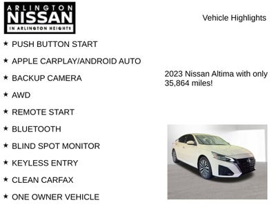 2023 Nissan Altima 2.5 SV