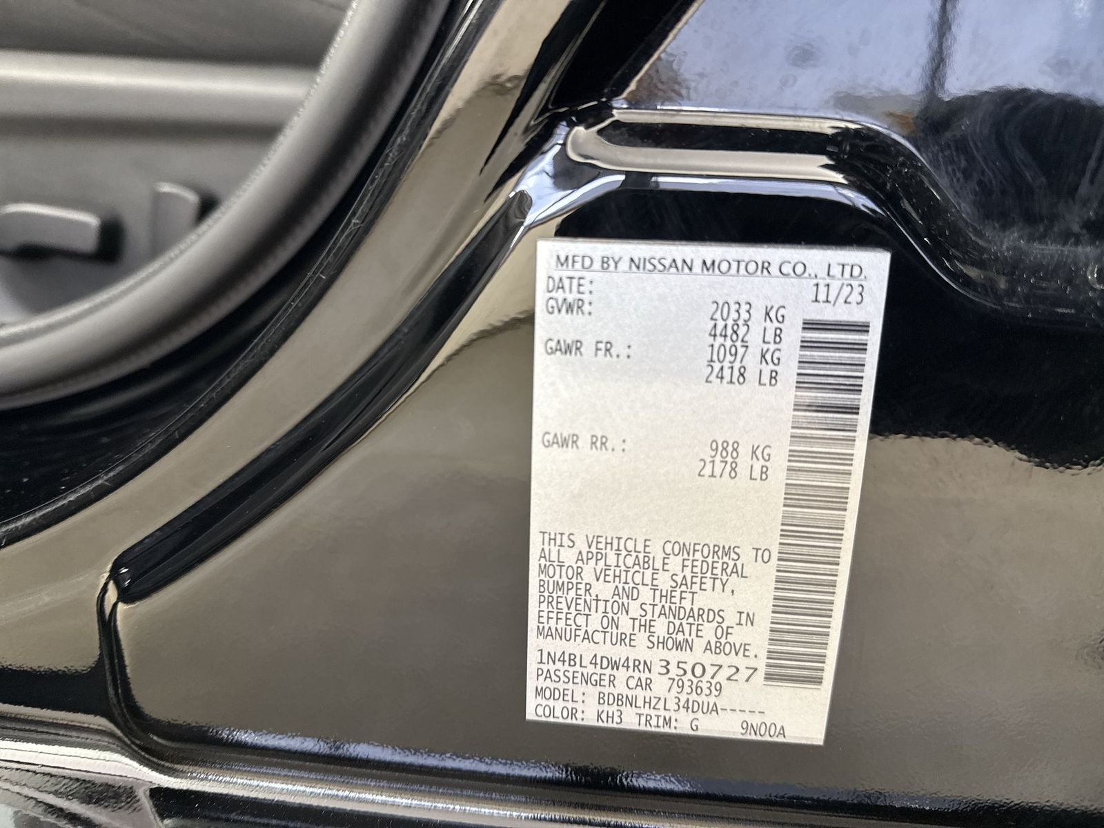 2024 Nissan Altima 2.5 SV