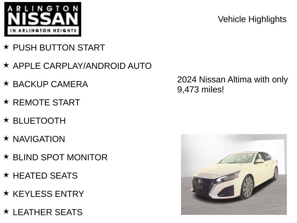 2024 Nissan Altima 2.5 SL