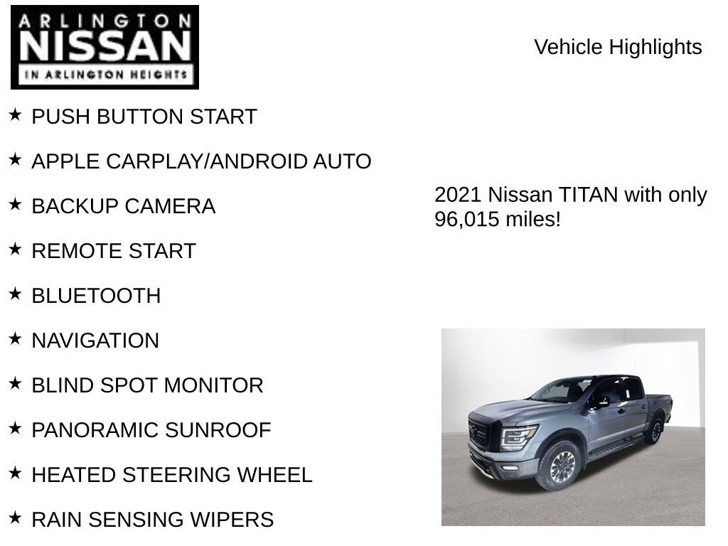 2021 Nissan Titan PRO-4X