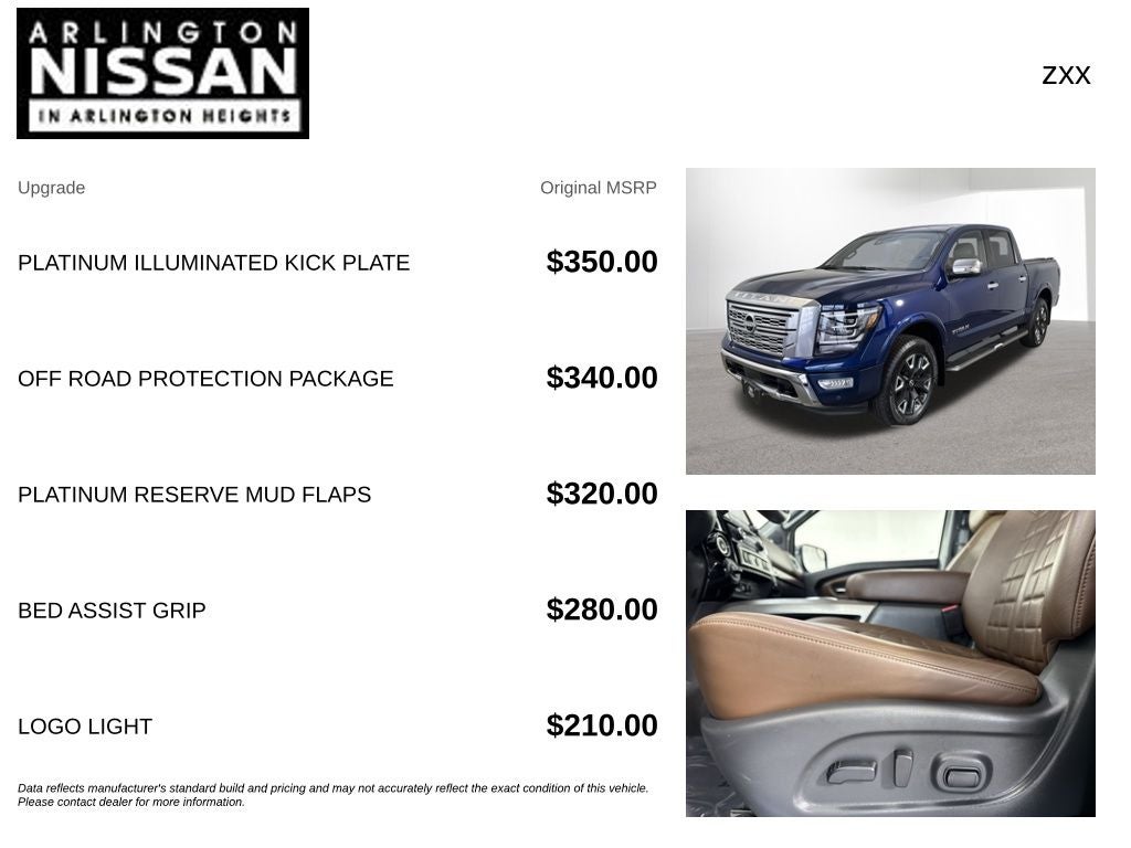 2023 Nissan Titan Platinum Reserve