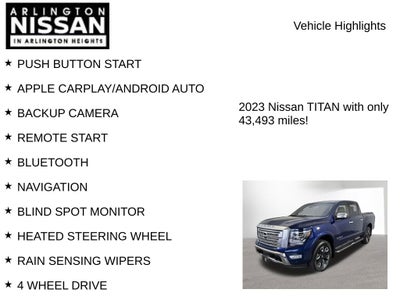 2023 Nissan Titan Platinum Reserve