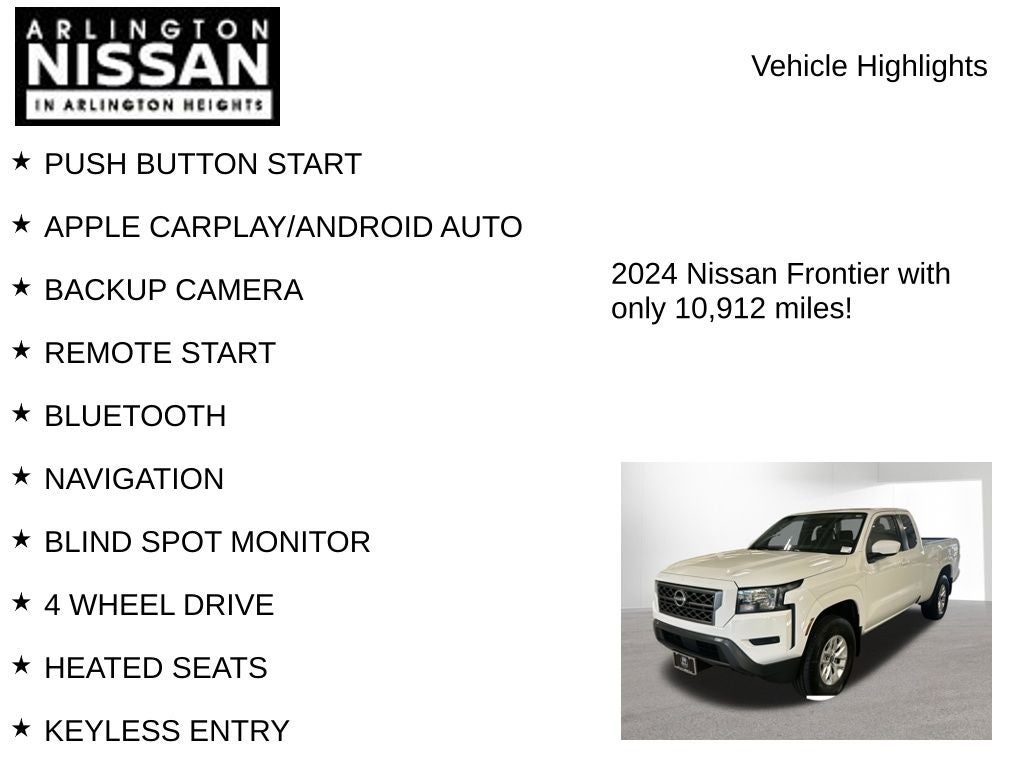 2024 Nissan Frontier SV