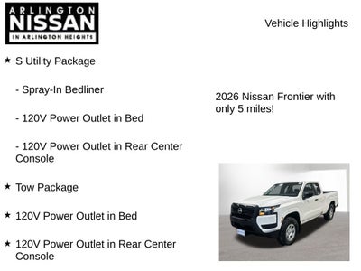 2026 Nissan Frontier S