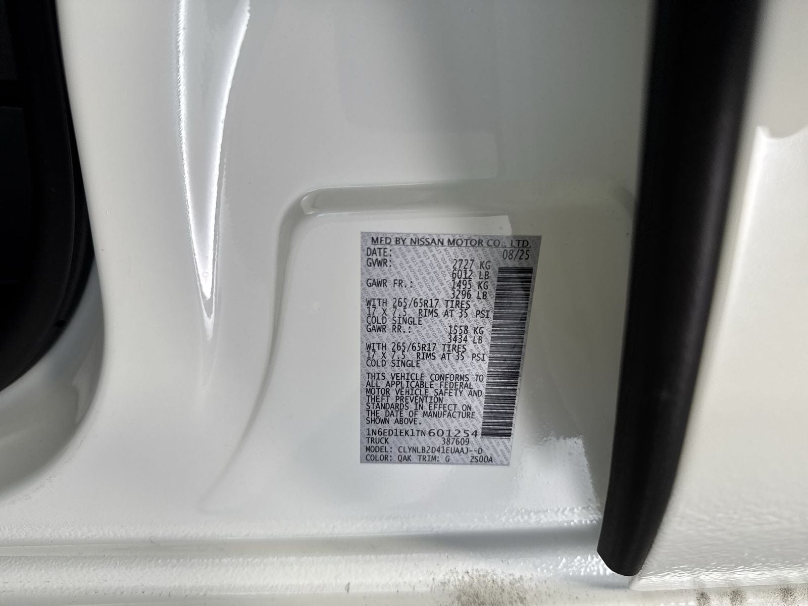 2026 Nissan Frontier SV