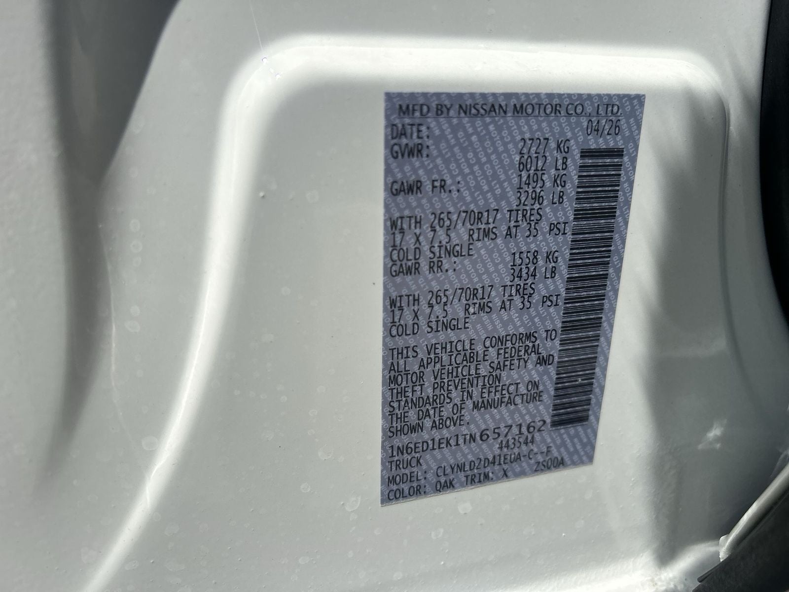 2026 Nissan Frontier PRO-4X