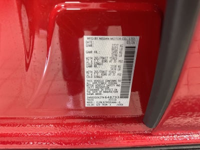 2026 Nissan Frontier PRO-4X