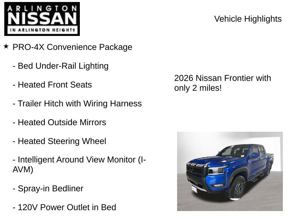2026 Nissan Frontier PRO-4X