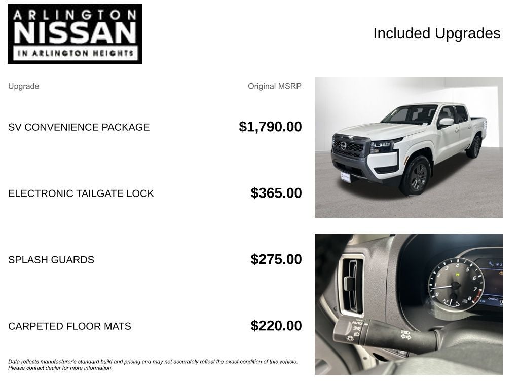 2026 Nissan Frontier SV