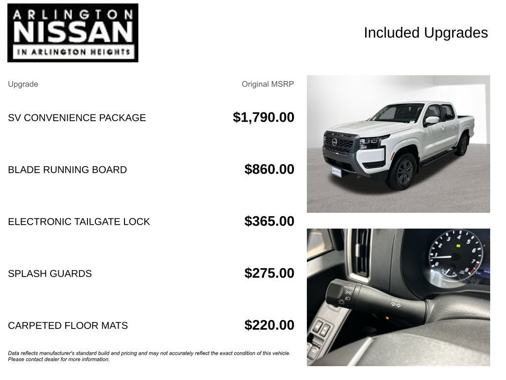 2026 Nissan Frontier SV