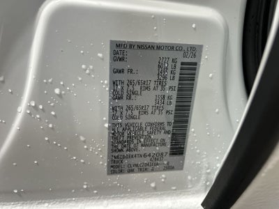 2026 Nissan Frontier SV