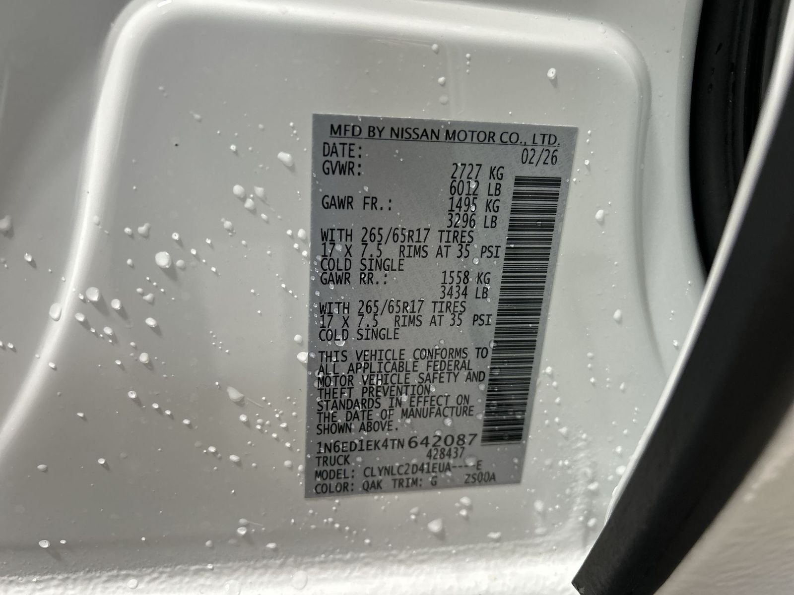 2026 Nissan Frontier SV