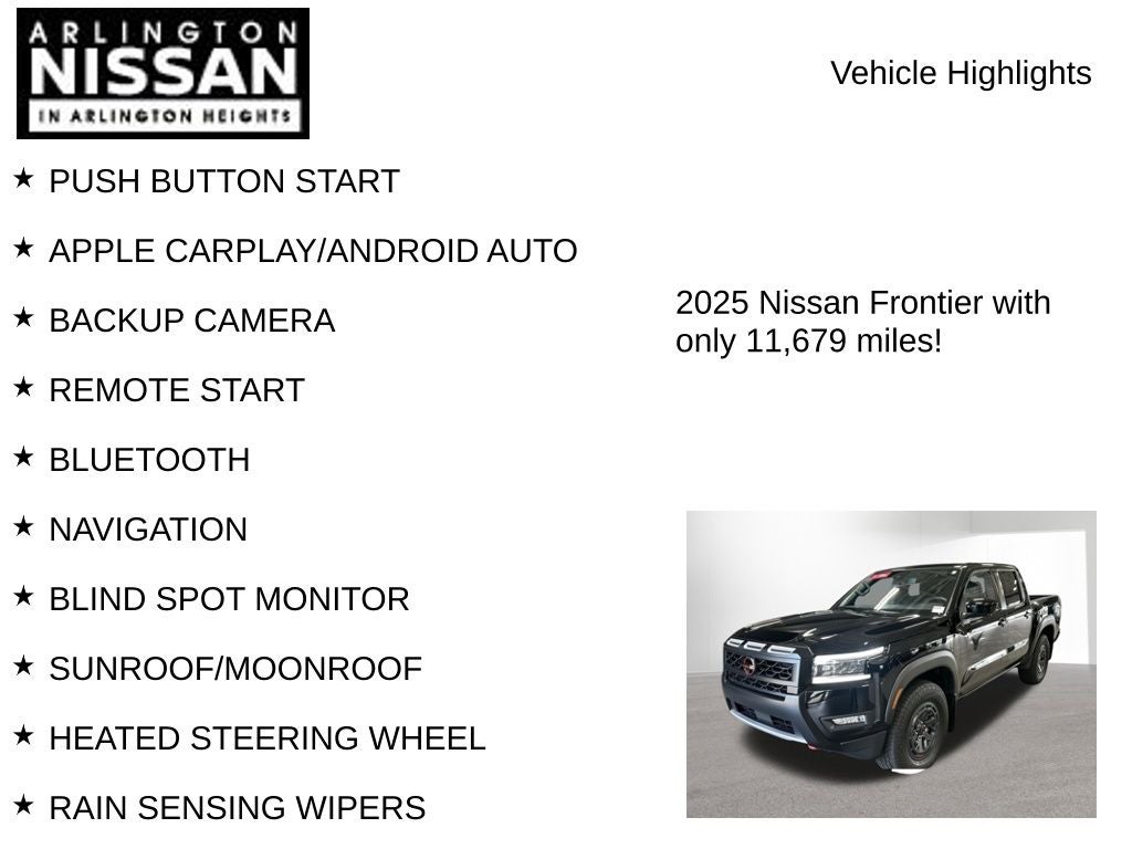 2025 Nissan Frontier PRO-4X