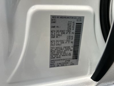 2026 Nissan Frontier SV