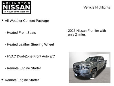 2026 Nissan Frontier SV