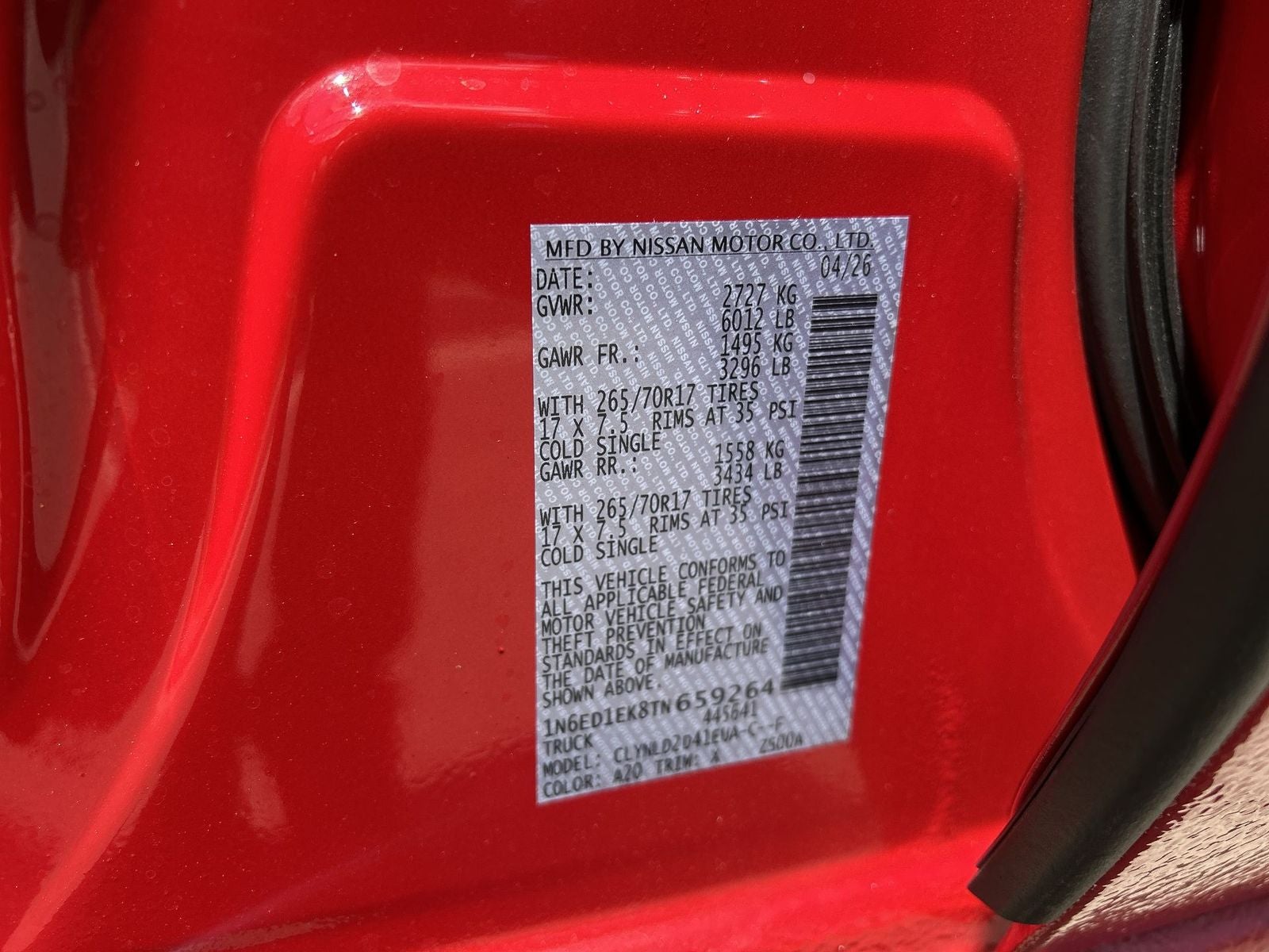 2026 Nissan Frontier PRO-4X