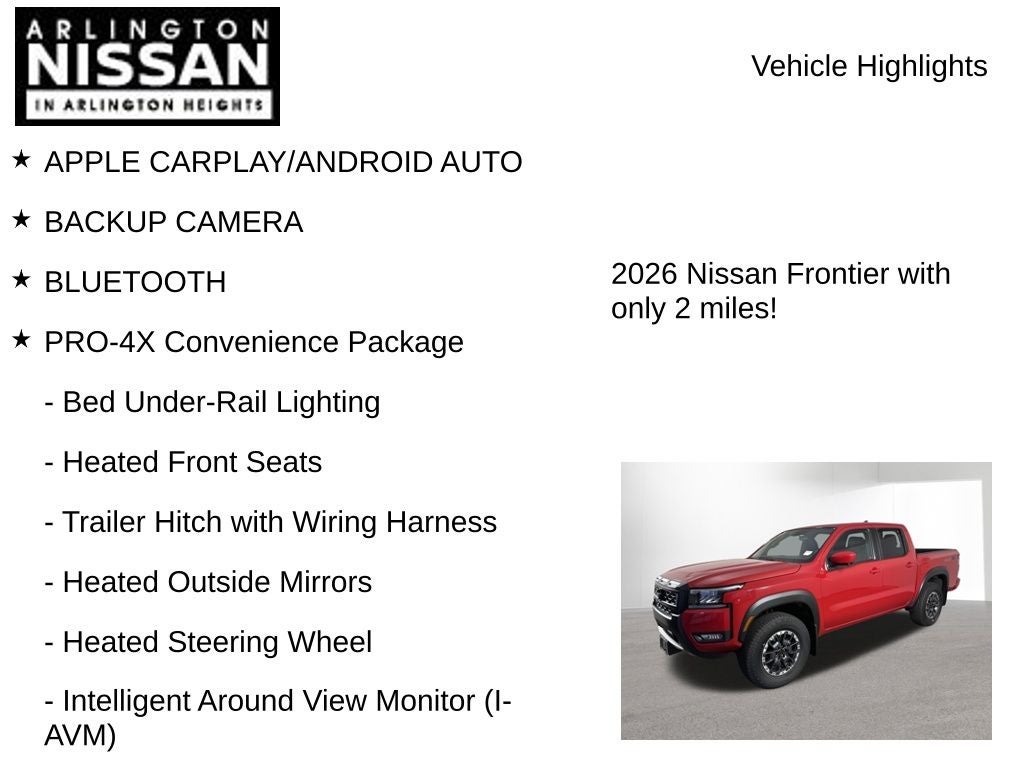 2026 Nissan Frontier PRO-4X