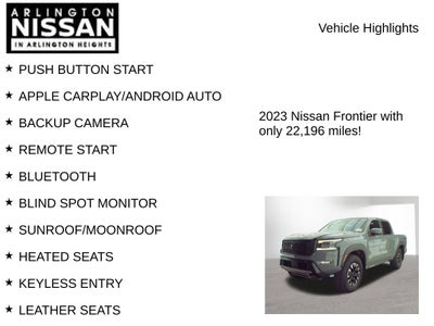 2023 Nissan Frontier PRO-4X