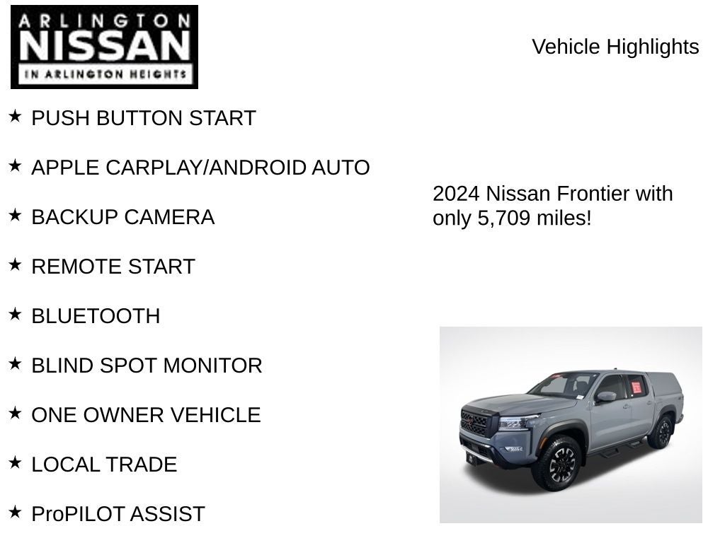 2024 Nissan Frontier PRO-4X