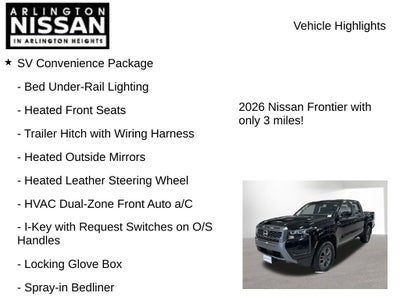 2026 Nissan Frontier SV