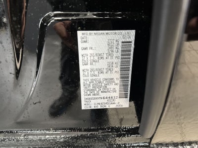 2026 Nissan Frontier SV