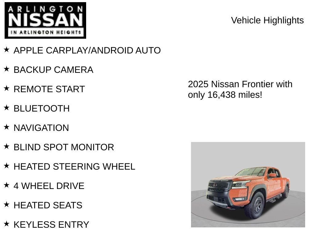 2025 Nissan Frontier PRO-4X